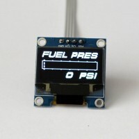 OLED digital single fuel pressure gauge (psi)