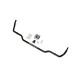 Solid Rear Sway Bar, Adjustable, Volkswagen GLI FWD (2011-2015)