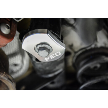 034Motorsport Billet Aluminium Einsätze für MQB Hilfsrahmen Lager hinten, Audi TTS (2015-2017)