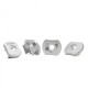 Billet Aluminum MQB Rear Subframe Mount Inserts, Volkswagen Golf R (2015-2017)