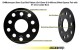 Distanzscheiben 5mm, 5x112mm & 5x100mm mit 57.1mm Zentrierbohrung, Volkswagen Golf (2010-2014)