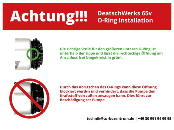 Kraftstoffpumpe DeatschWerks DW65v Audi A3 8L 1,8T