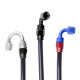 Dash 4 / -04 AN PTFE hose conductive core / black / 30cm | RHP