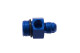 -06 AN male to -08 ORB with 1/8NPT gauge port adapter - blue | RHP