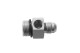 -06 AN male to -08 ORB with 1/8NPT gauge port adapter - clear | RHP