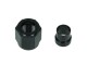-10 AN / Dash 10 union pipe connection (5/8" pipe) fitting - black