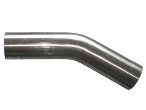 Stainless steel elbow 30° with 63,5mm diameter