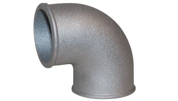 90° Aluminium elbow 63,5mm extremely small radius