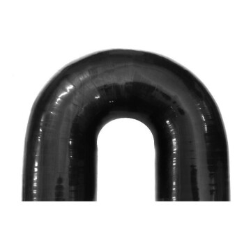 Silicone Elbow 180°, 63mm, Black