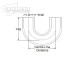 Silicone Elbow 180°, 70mm, Black