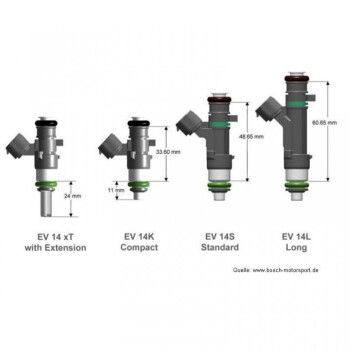 Spacer for fuel injectors - extension adapter 12mm