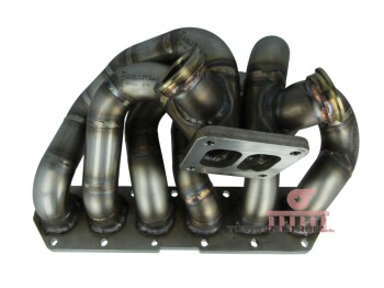 Turbo Manifold VAG R32 / V6 24V Twinscroll T4-flange 2x MV-S WG.-port - Stainless Steel