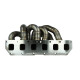 Turbo Manifold VAG R32 / V6 24V Twinscroll T4-flange 2x MV-S WG.-port - Stainless Steel