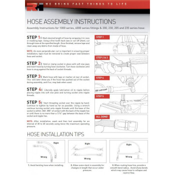 -10 AN Swivel hose end straight | RHP