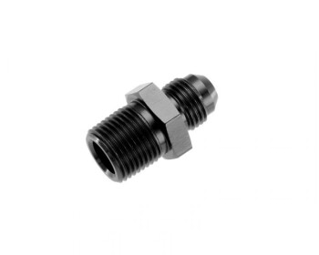 -03 straight male adapter to -04 (1/4") NPT male - black | RHP