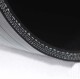 Silikon Verbinder 60mm, 75mm Länge, schwarz