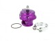 TiAL QR 25mm Blow Off Ventil violett - Edelstahl Flansch