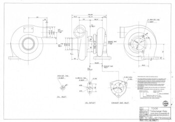 MHI Mitsubishi Performance TD06 Turbo 20G - T3 Flansch int. WG