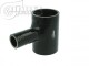 Silicone T-piece Adapter 63,5mm / 25mm / black | BOOST products