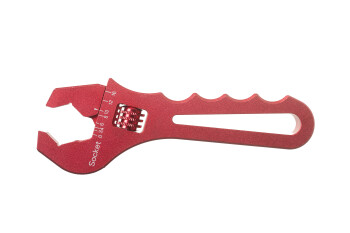 -03 AN / Dash 3 to -16 AN / Dash 16 adjustable wrench - red | RHP