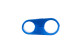 -06 AN to -08 AN hose separator - blue | RHP