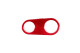 -06 AN to -08 AN hose separator - red | RHP