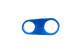 -08 AN to -10 AN hose separator - blue | RHP