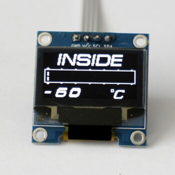 OLED 0.96 Zoll digitale Innentemperaturanzeige (Celsius)