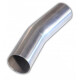 Stainless steel elbow 15° with 40mm diameter