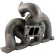 SPA Exhaust Manifold VAG 2.0 TFSI / TSI transverse - Cast - T3 TwinScroll WG