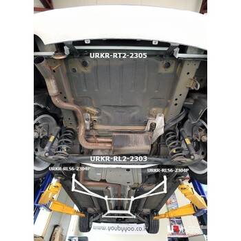 2-Point Rear Lower Bar for Chevrolet Orlando 10+ | Ultra Racing