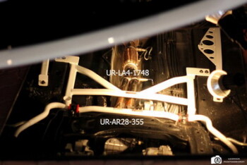 4-Point Front H-Brace Honda Civic FD2 05+ TypeR | LA4-1748