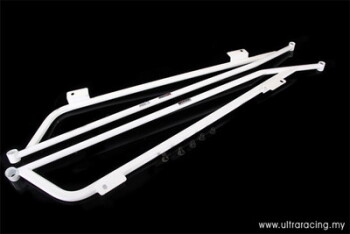 2x 4-Punkt Streben seitlich Unterboden Honda S2000 AP1/2...