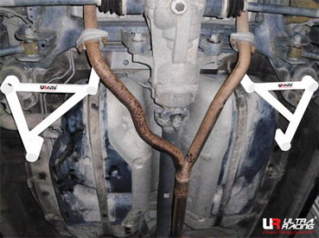 2x 3-Point Rear Side Bars for Hyundai Santa Fe 07-12 CM...