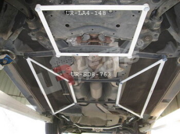 2x 4-Punkt Streben Unterboden für Mazda 5 CP 00+ |...