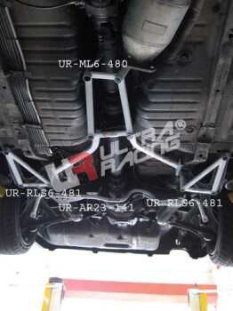 2x 4-Punkt Streben unten mittes Nissan Skyline R32 GTR |...