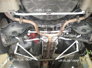 2x 3-Point Rear Side Bars Nissan Teana 03-08 J31 |...