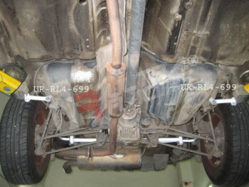 2x 2-Point Rear Side Bars Nissan X Trail 01-07 | RLS4-699P