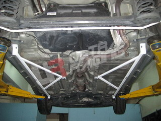 2x 3-Point Floor/Side Bars Toyota Yaris HB 05+ | SD6-681