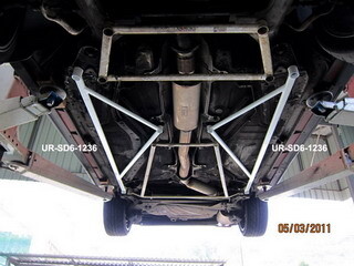 2x 3-Point Side Bars for Volvo 850 Turbo 4D | SD6-1236