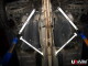 4x 2-Point Rear Lower Braces for Volvo S60R 4WD | RL8-484P