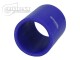 Silikon Verbinder 70mm, 75mm Länge, blau