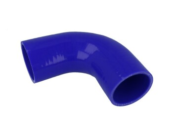 Silikonbogen 90°, 70mm, blau