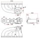 SPA Exhaust Manifold VAG VR6 12V - Cast iron - T4