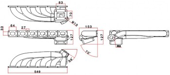 SPA Exhaust Manifold BMW M5x S5x - Cast iron - T4