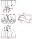 SPA Exhaust Manifold Honda D15 / D16 - Cast iron - T3 Top Mount