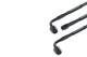 Straight -4 to 90 Degree -4 30" Pre-Assembled brake line - black // Pre-Assembled Brake Lines | RHP