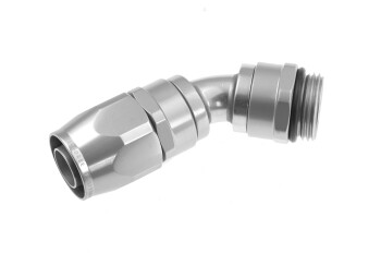 -12 AN 45° hose end with -12 ORB male end- clear //...