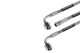 Straight -04 AN female to 90 degree -04 AN female 12" Pre-Assembled brake line // Pre-Assembled Brake Lines | RHP