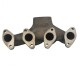 SPA Turbo Manifold for Opel 1.0/1.2/1.4/1.6 8V / no Servo / Climate control- T25 Flange / no Wastegate Flange